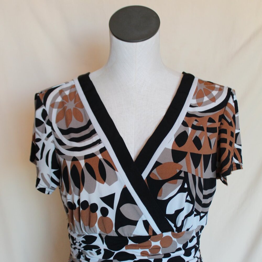 Sandra Darren Patterned Dress - image 3